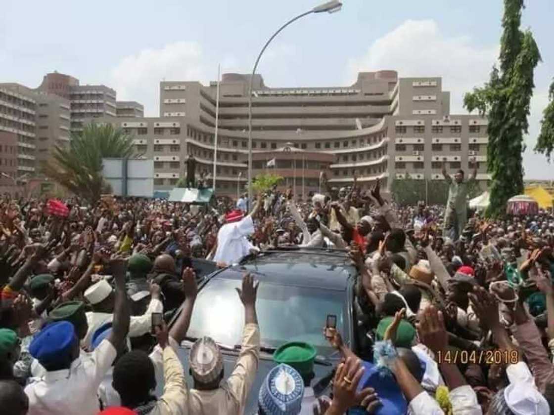 Kalli hotunan yadda dandalin taro na Eagles Square ya cika ya tunbatsa sakamakon Maulidin Sheikh Ibrahim