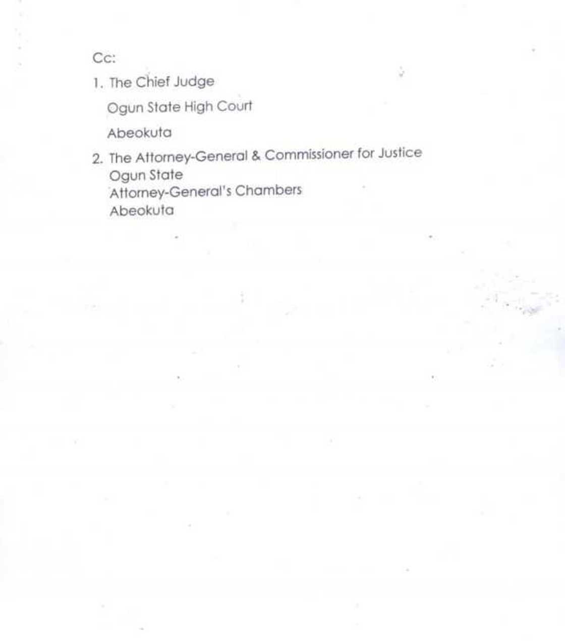 One year after their wedding, Olusegun Obasanjo’s son drags wife to court over domestic violence - Court documents reveal One year after their wedding, Olusegun Obasanjo’s son drags wife to court over domestic violence - Court documents reveal