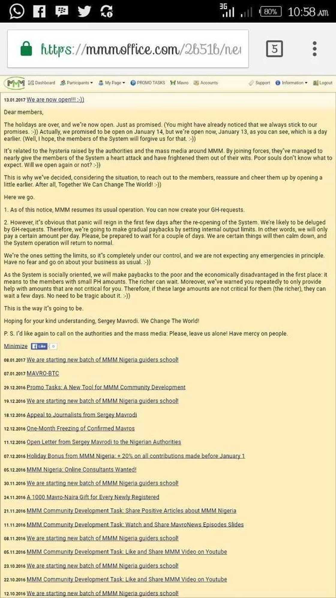 MMM is back MMM is back