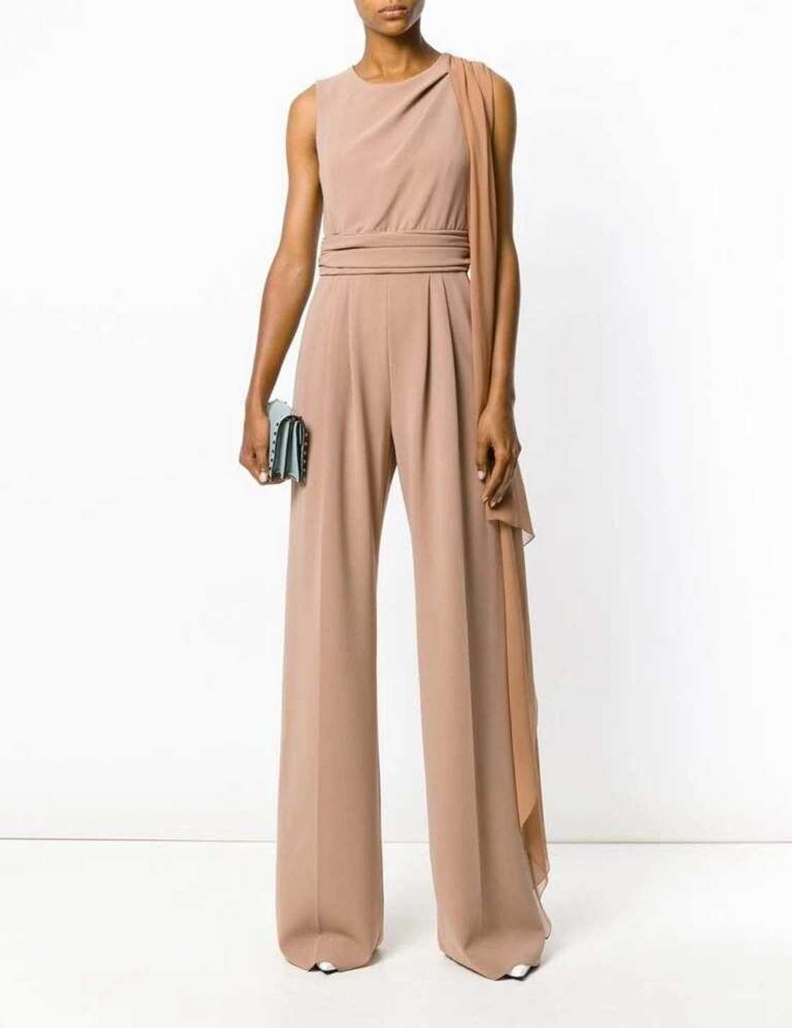 Evening jumpsuit with wide trousers Evening jumpsuit with wide trousers