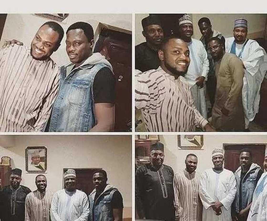 Rikicn dake tsakanin Ali Nuhu da Zango ya zo karshe yayin da aka sasanta su Rikicn dake tsakanin Ali Nuhu da Zango ya zo karshe yayin da aka sasanta su