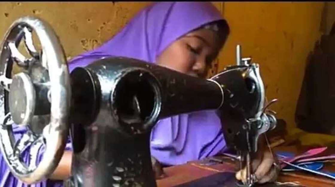 14-year-old female shoe cobbler from Jos