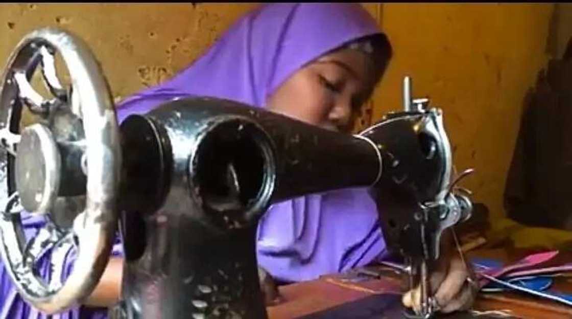 14-year-old female shoe cobbler from Jos 14-year-old female shoe cobbler from Jos