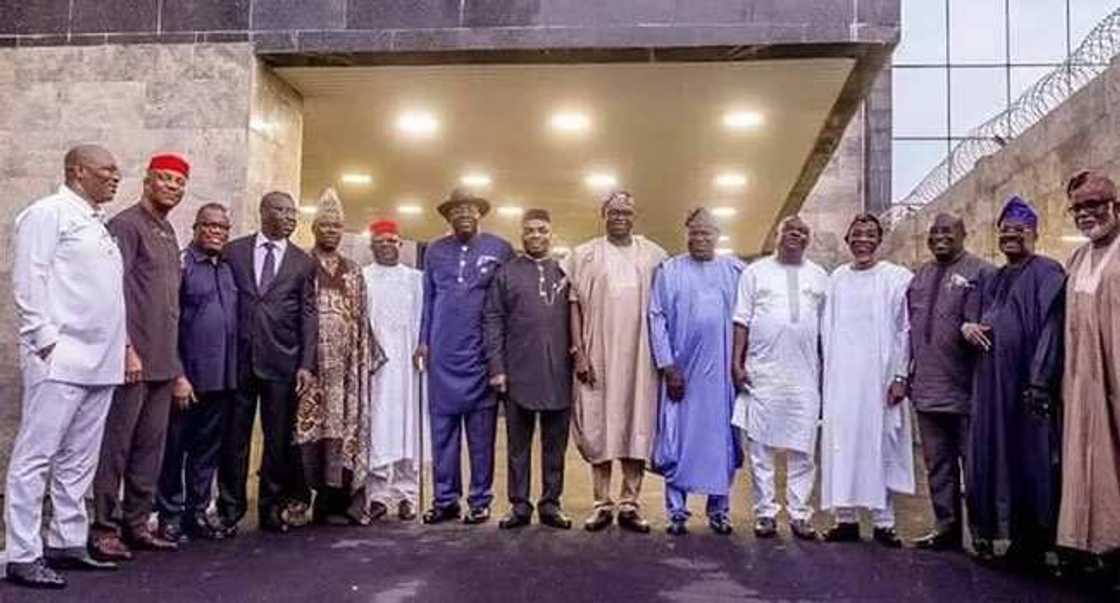 The governors were hosted by Governor Akinwunmi Ambode of Lagos state. Photo source: Vanguard The governors were hosted by Governor Akinwunmi Ambode of Lagos state. Photo source: Vanguard