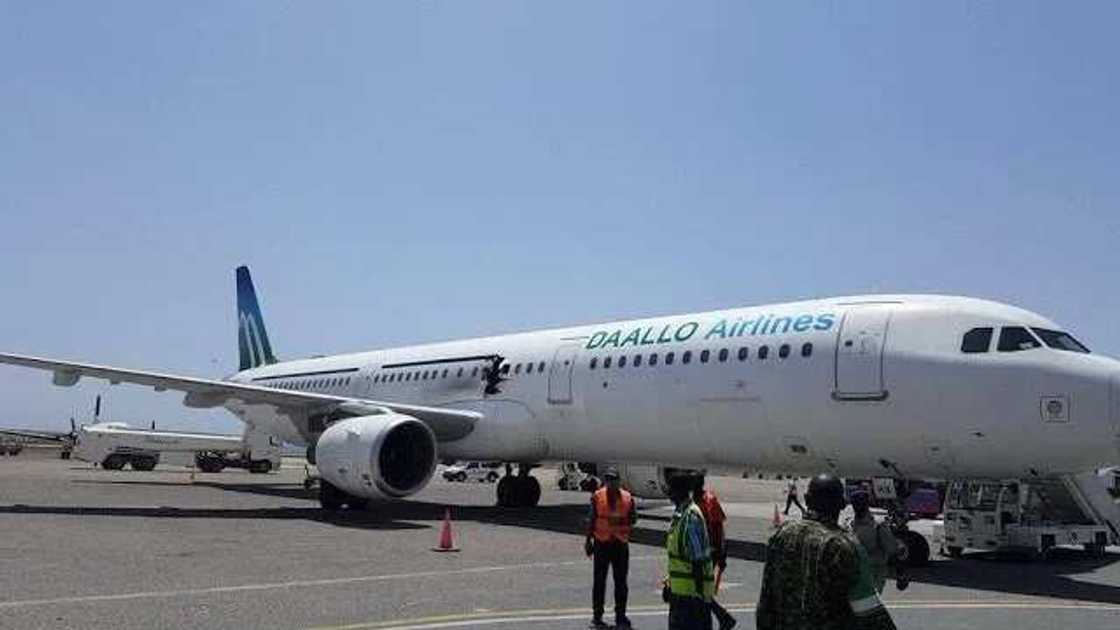 Plane forced to land, following an explosion just after take-off Plane forced to land, following an explosion just after take-off