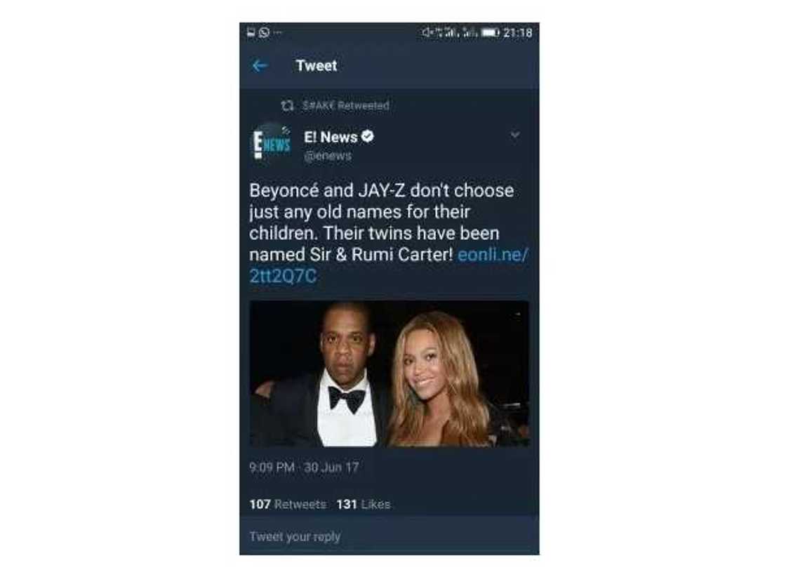 Beyonce and Jay Z finally name their twins Beyonce and Jay Z finally name their twins