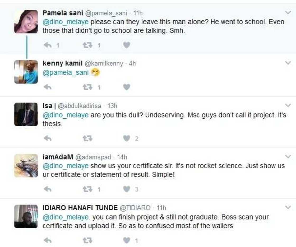 Dino Melaye shares picture of his MSc Dino Melaye shares picture of his MSc