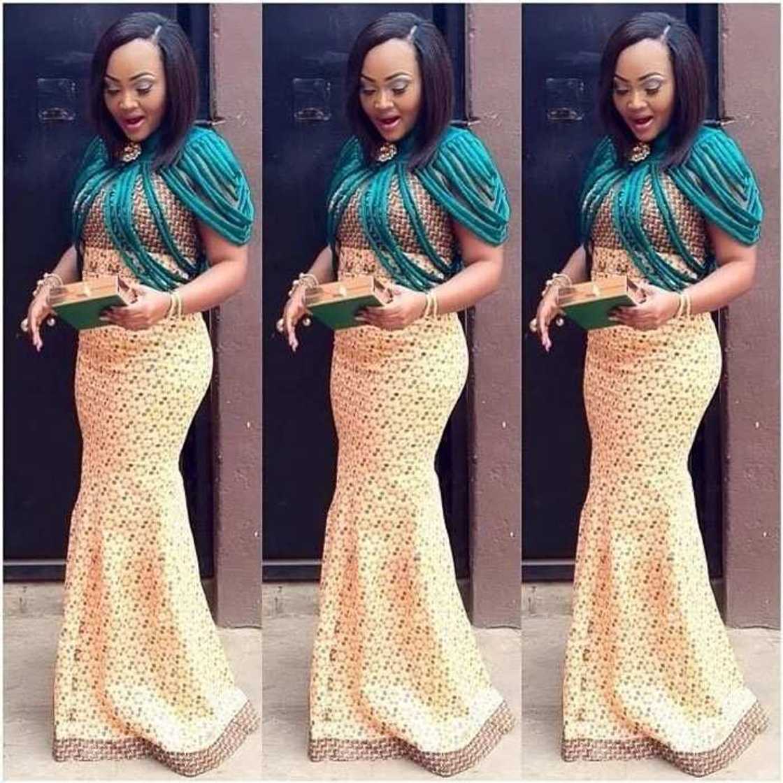 Mercy Aigbe dress