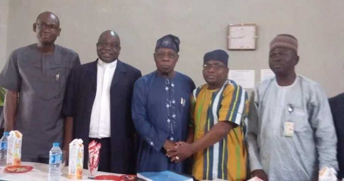 Obasanjo bags PhD in Christian Theology from National Open University of Nigeria (photo) Obasanjo bags PhD in Christian Theology from National Open University of Nigeria (photo)