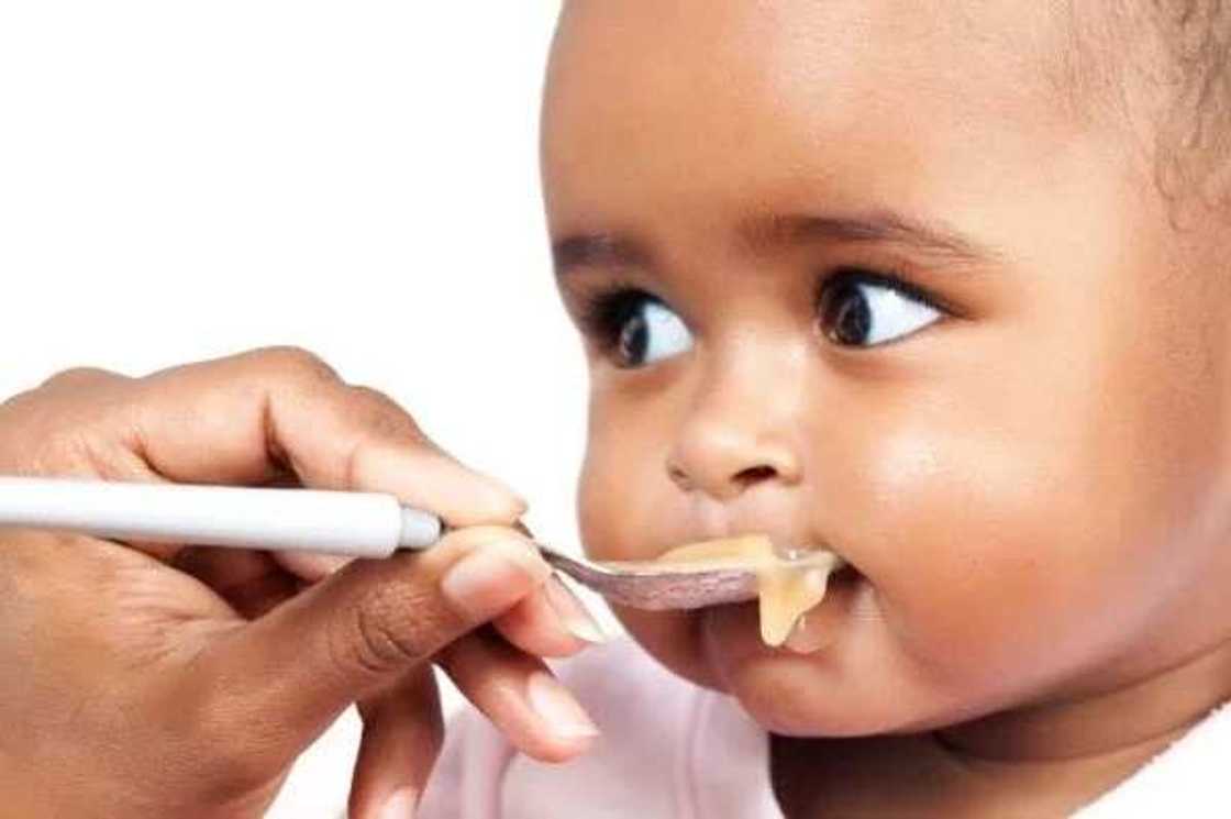 Baby eating Baby eating