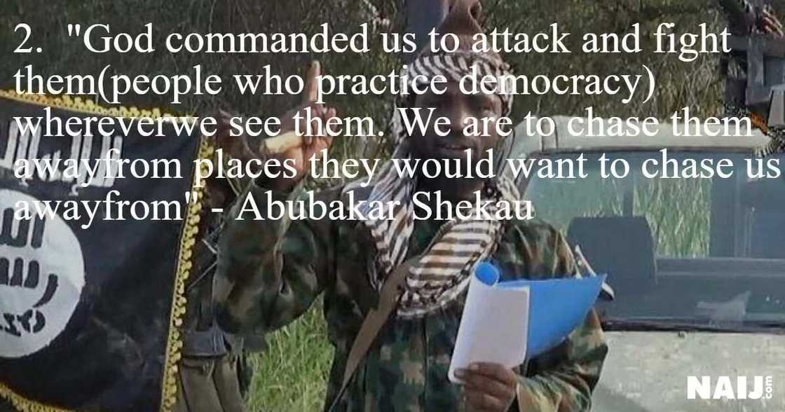 'Buhari is our enemy' and top 7 other quotes from Shekau's audio message on UNIMAID bombing