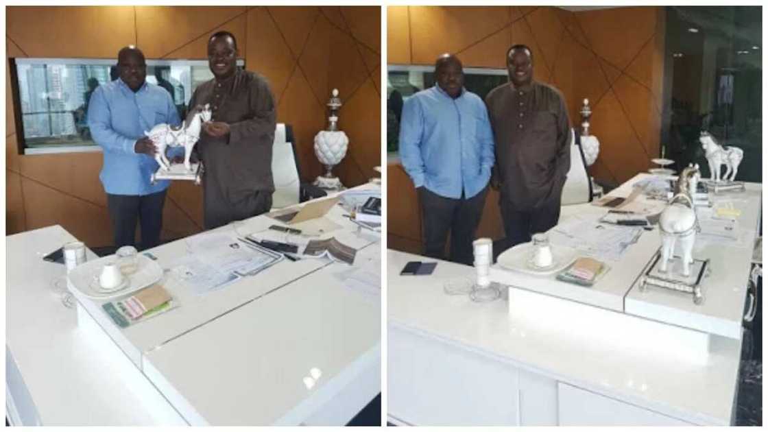 Check out Jimoh Ibrahim’s multi-million naira office in Dubai (photos)