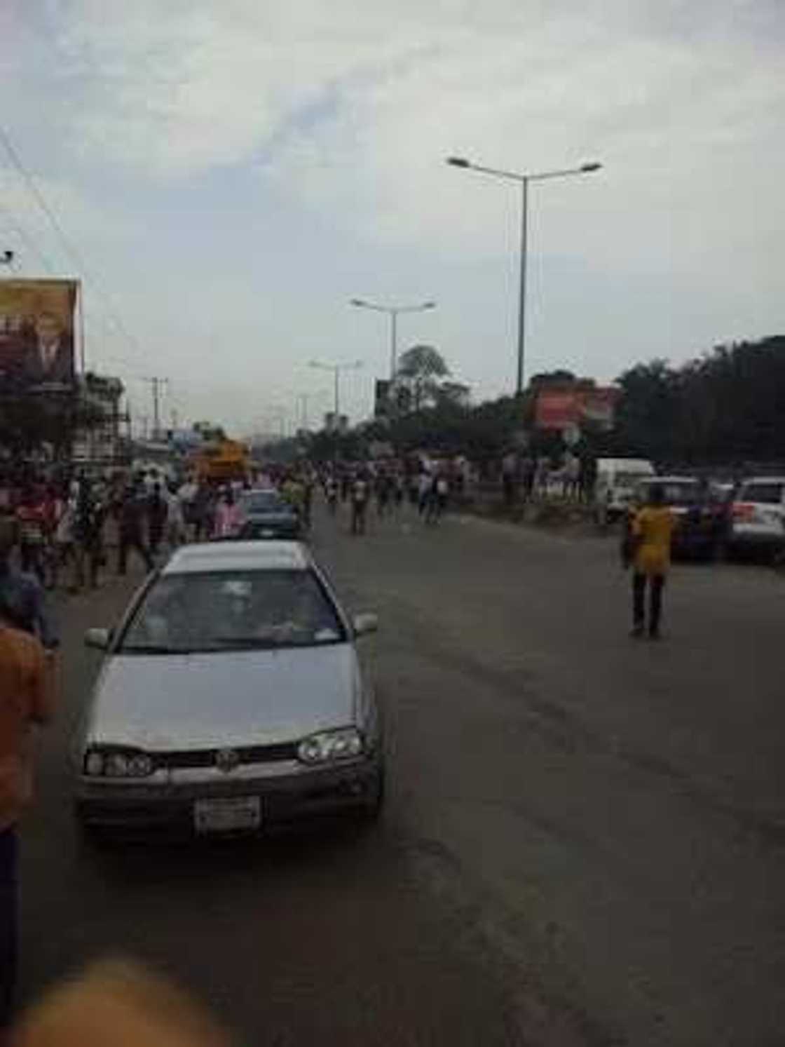 PHOTOS: Biafra Supporters Protest In Port Harcourt