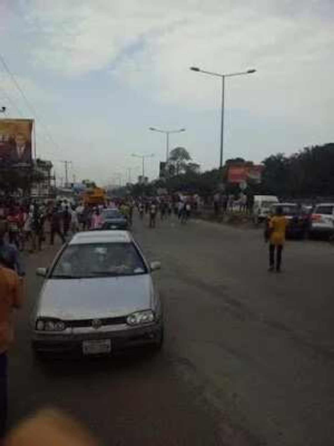 PHOTOS: Biafra Supporters Protest In Port Harcourt PHOTOS: Biafra Supporters Protest In Port Harcourt