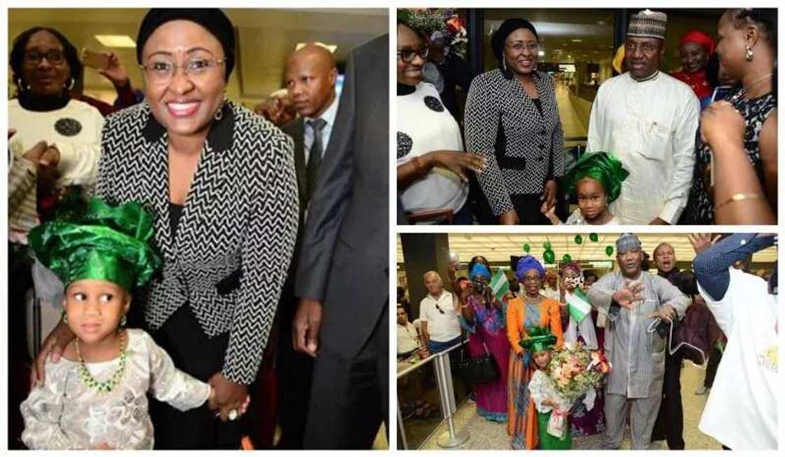Aisha Buhari ta saukar birnin Washington DC Aisha Buhari ta saukar birnin Washington DC