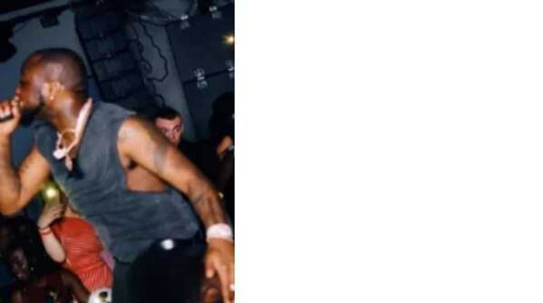 Fans slam Davido because of his hairy armpit (photo) Fans slam Davido because of his hairy armpit (photo)