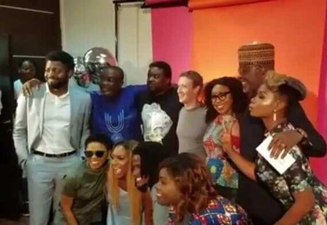 Mark Zuckerberg entertained by Nigerian celebrities Mark Zuckerberg entertained by Nigerian celebrities