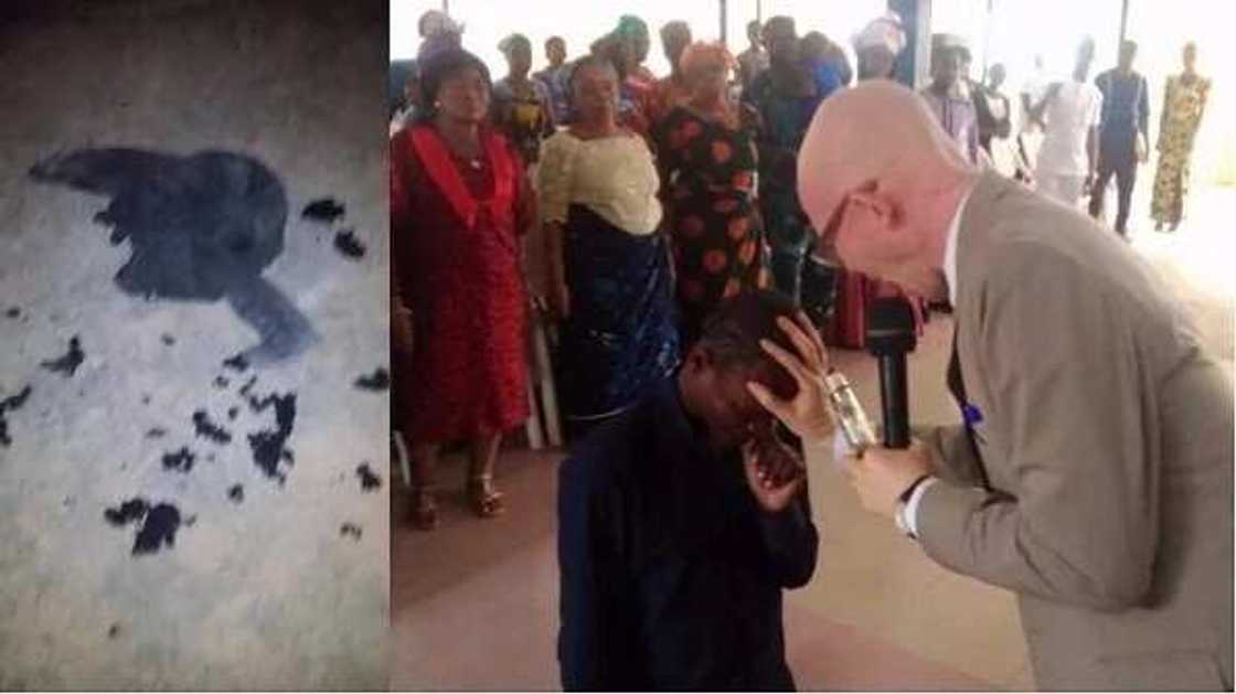 Pastor allegedly heals notorious mentally challenged man in Imo (Photos) Pastor allegedly heals notorious mentally challenged man in Imo (Photos)