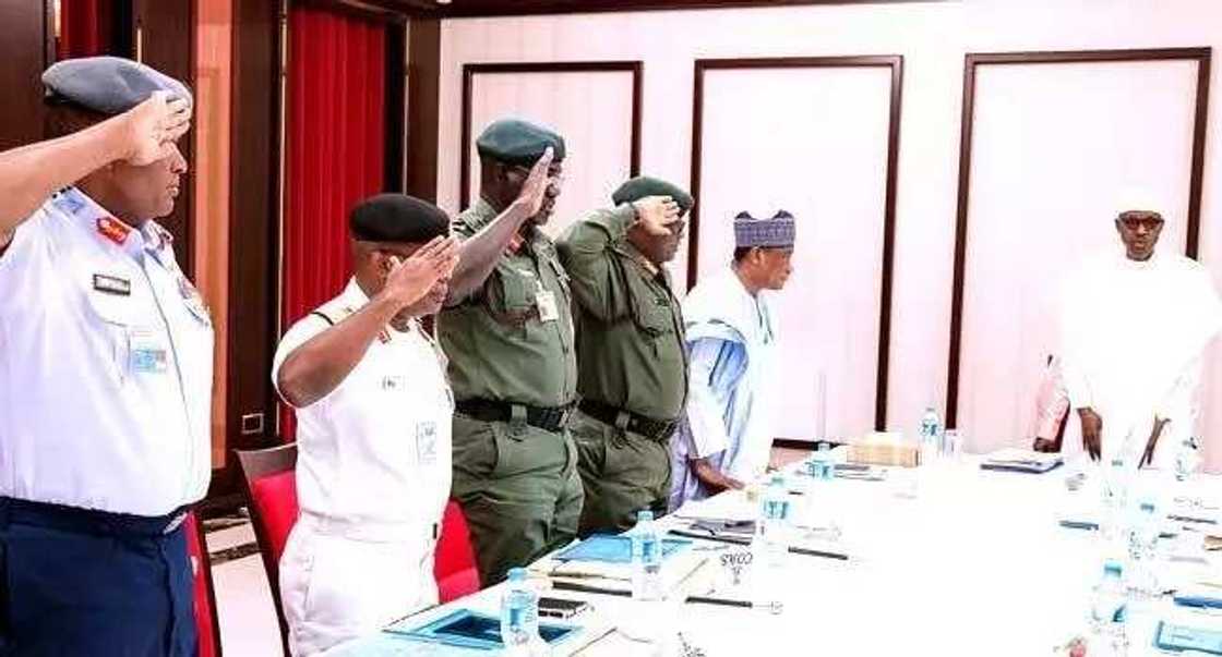 Abunda na tattauna da jami'an tsaron Najeriya yayin tattaunawar mu - Shugaba Buhari Abunda na tattauna da jami'an tsaron Najeriya yayin tattaunawar mu - Shugaba Buhari