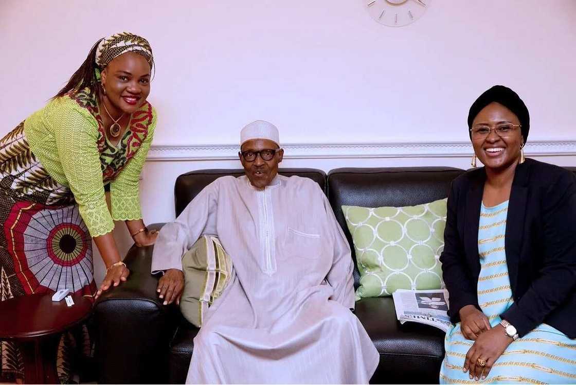 President Buhari and wife Aisha in London. Photo: Bayo Omoboriowo Nigeria Presidency President Buhari and wife Aisha in London. Photo: Bayo Omoboriowo Nigeria Presidency