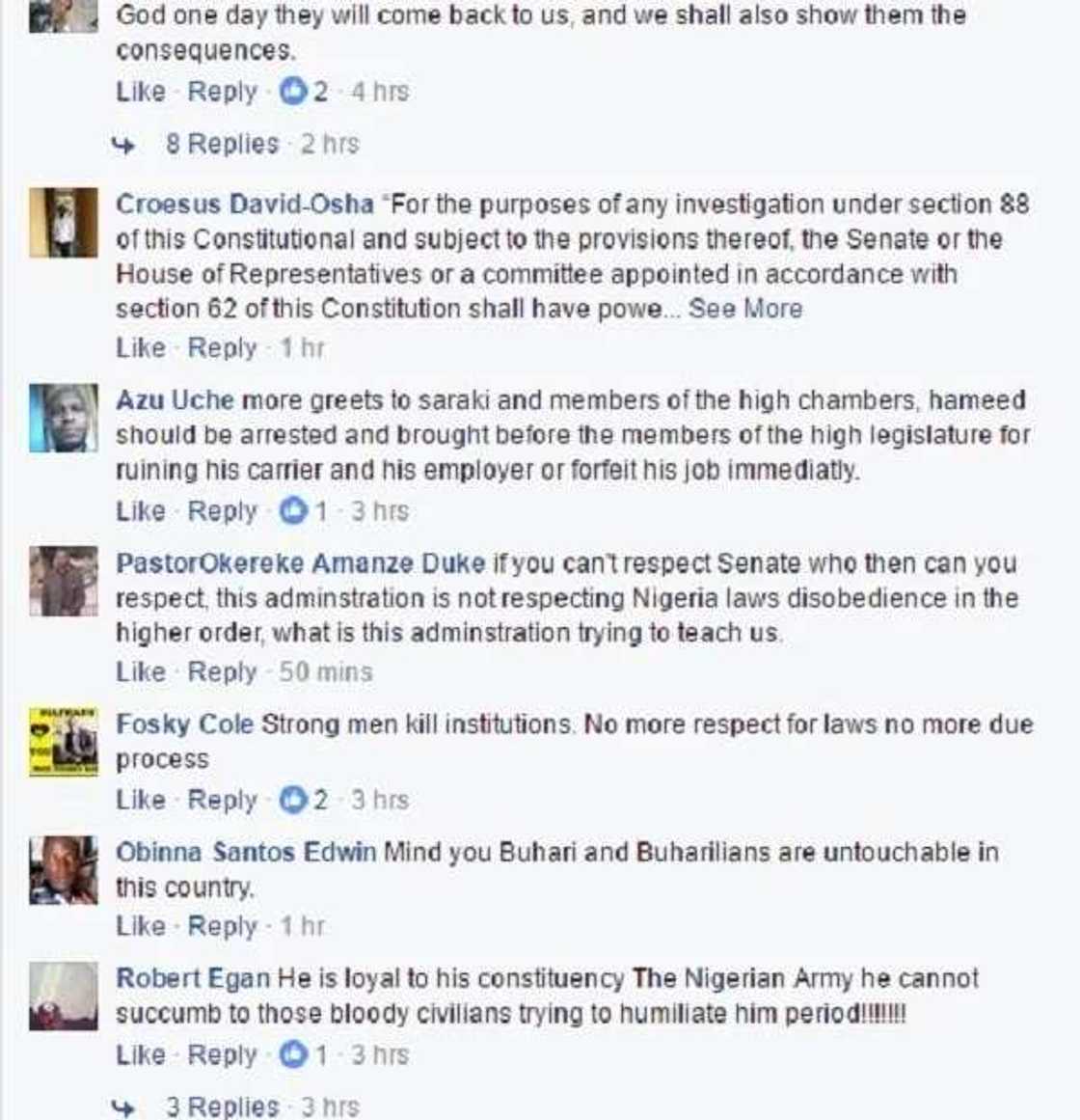 Senate issues arrest warrant on customs boss Hameed Ali Senate issues arrest warrant on customs boss Hameed Ali