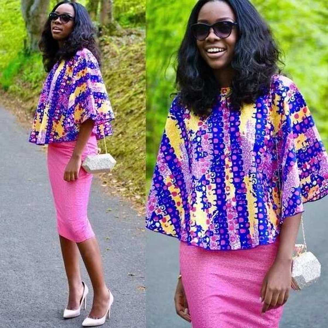 Ankara crop top and skirt Ankara crop top and skirt