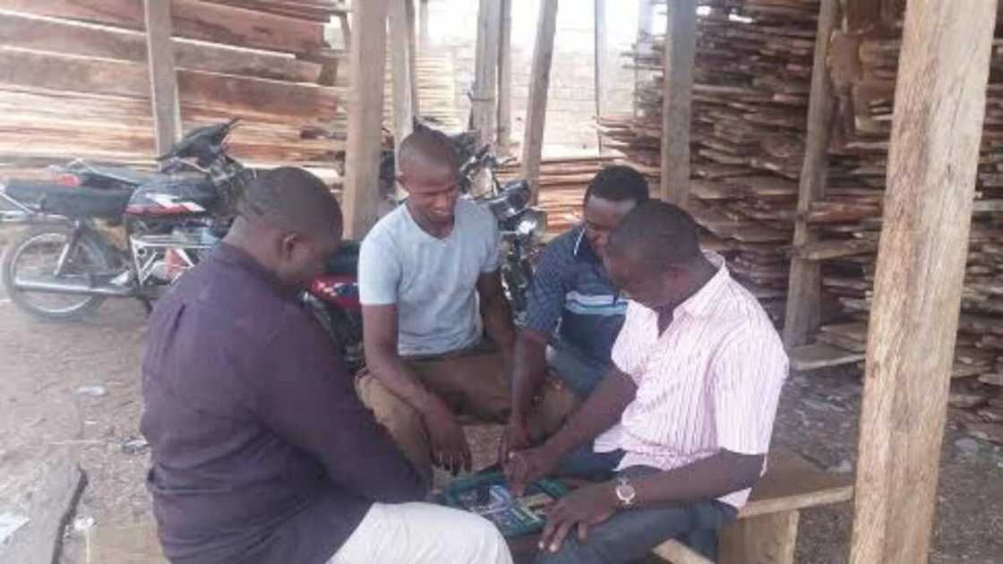 Some of the traders at the 'Katsina's Igbo timber shade market' Some of the traders at the 'Katsina's Igbo timber shade market'