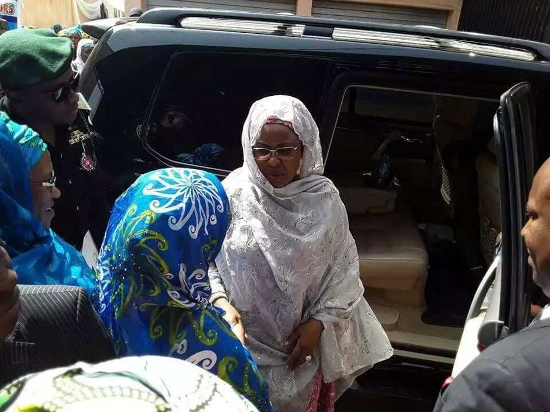 Aisha Buhari ta koma a asibitin da Yusuf ke jinya