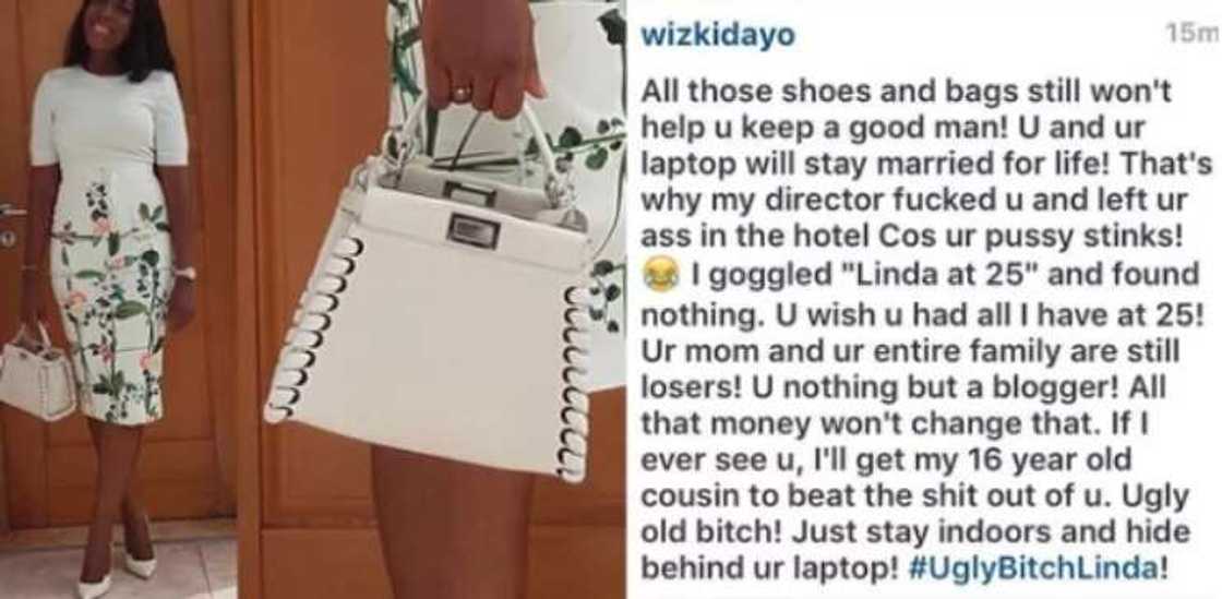 Wizkid and Linda Ikeji fight again on social media Wizkid and Linda Ikeji fight again on social media