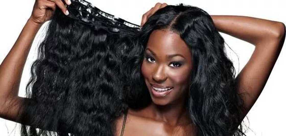 Glue in weaves Glue in weaves