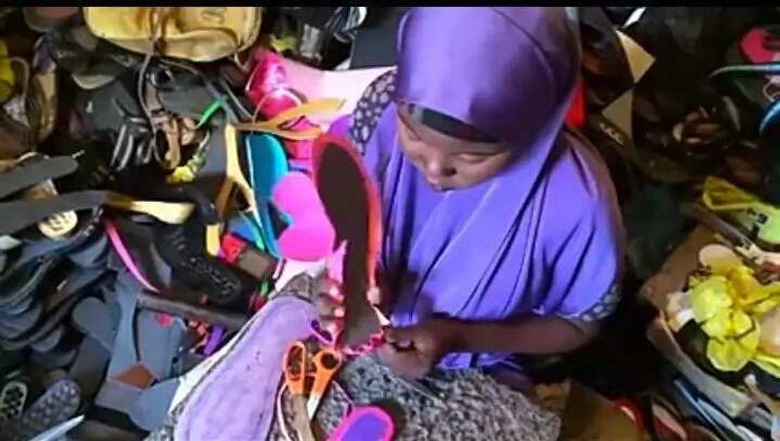 14-year-old female shoe cobbler from Jos