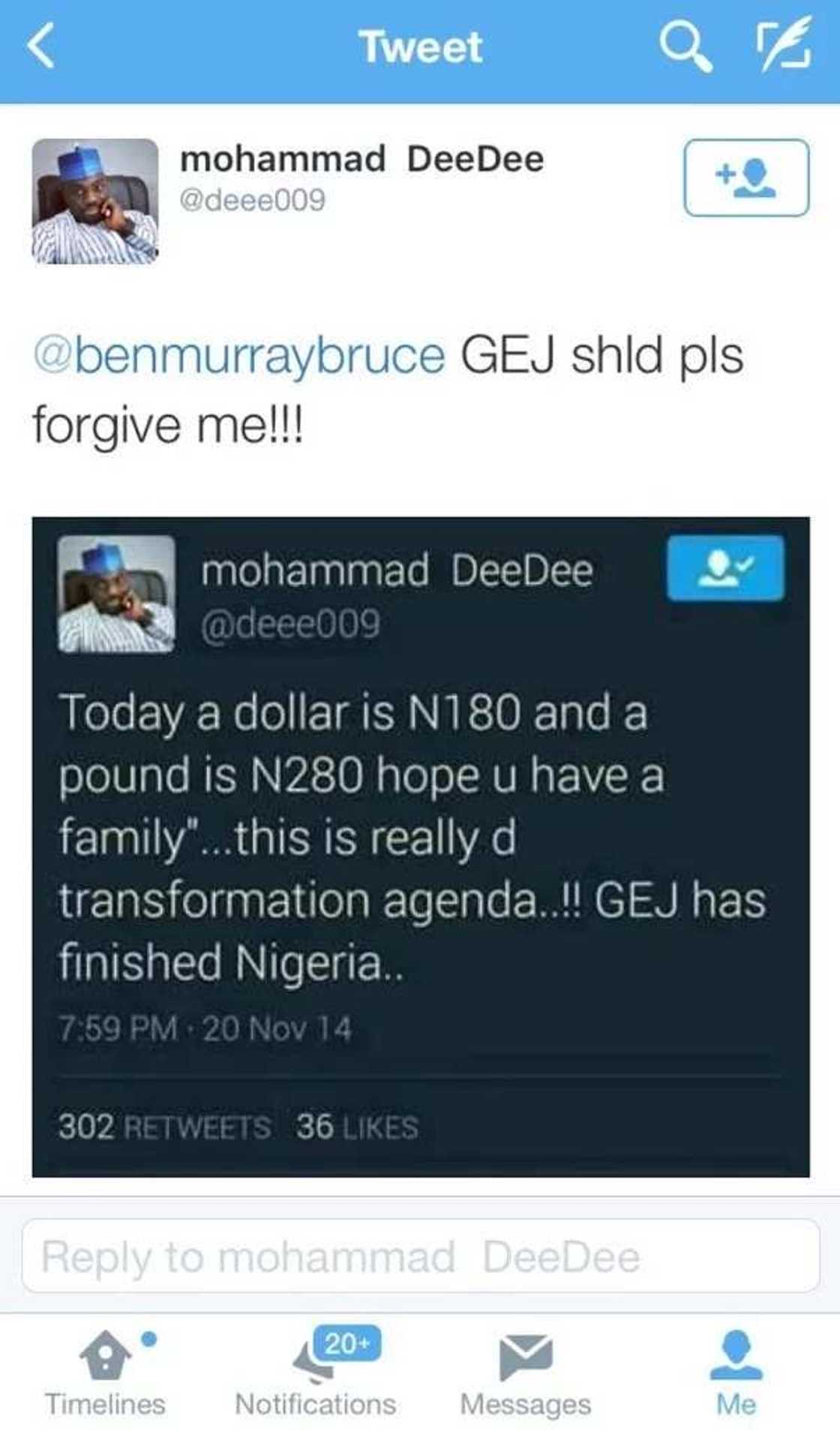 Please forgive me, Nigerian begs Jonathan as forex hits N500 to a dollar Please forgive me, Nigerian begs Jonathan as forex hits N500 to a dollar