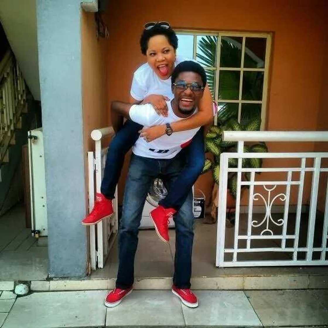 Actress Toyin Aimakhu and her husband