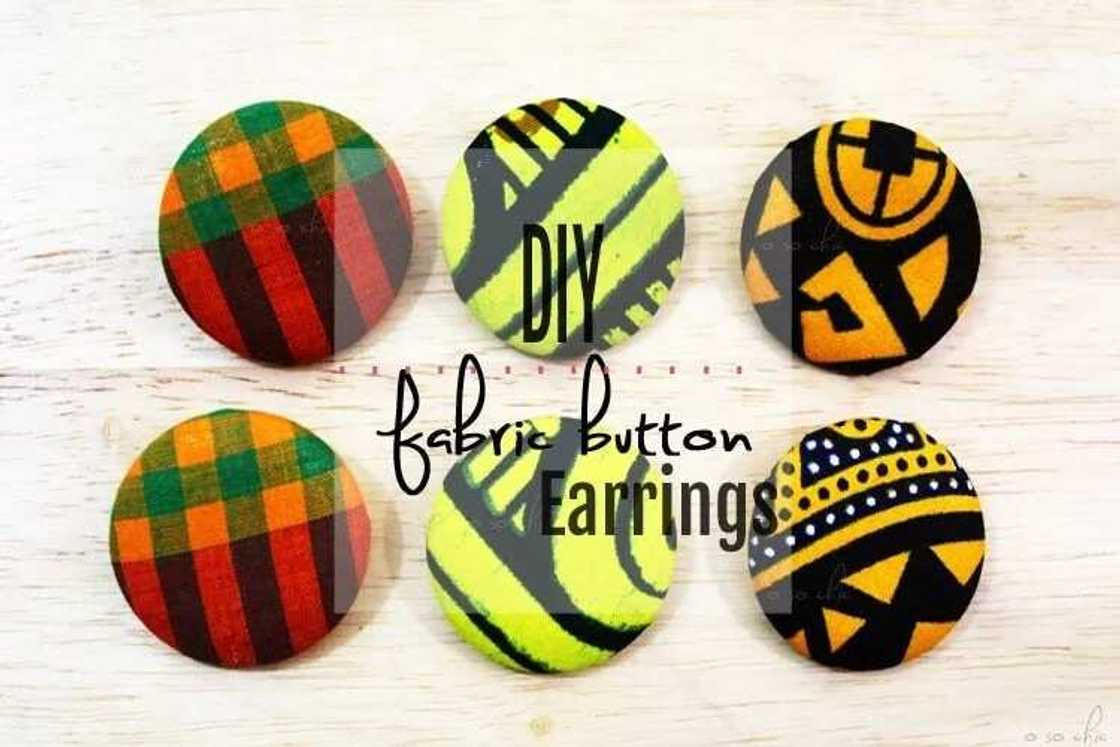 Ankara earrings