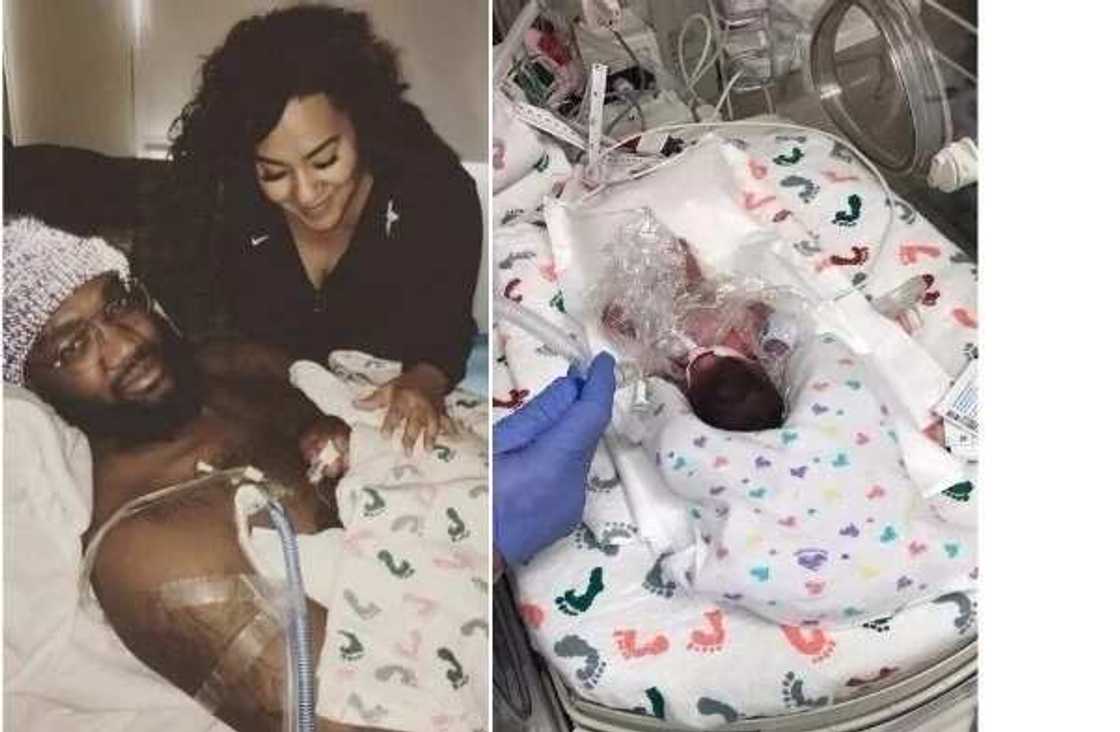 Awww! Father practices Kangaroo care for son born 16 weeks earlier than set date (photos) Awww! Father practices Kangaroo care for son born 16 weeks earlier than set date (photos)