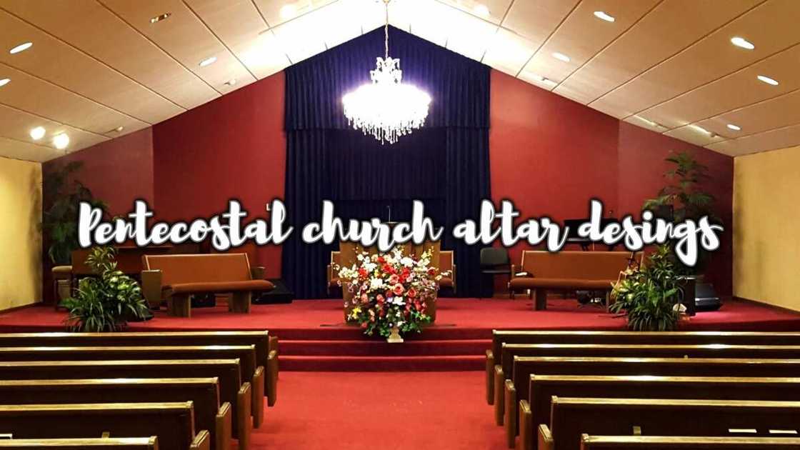 Pentecostal church altar designs