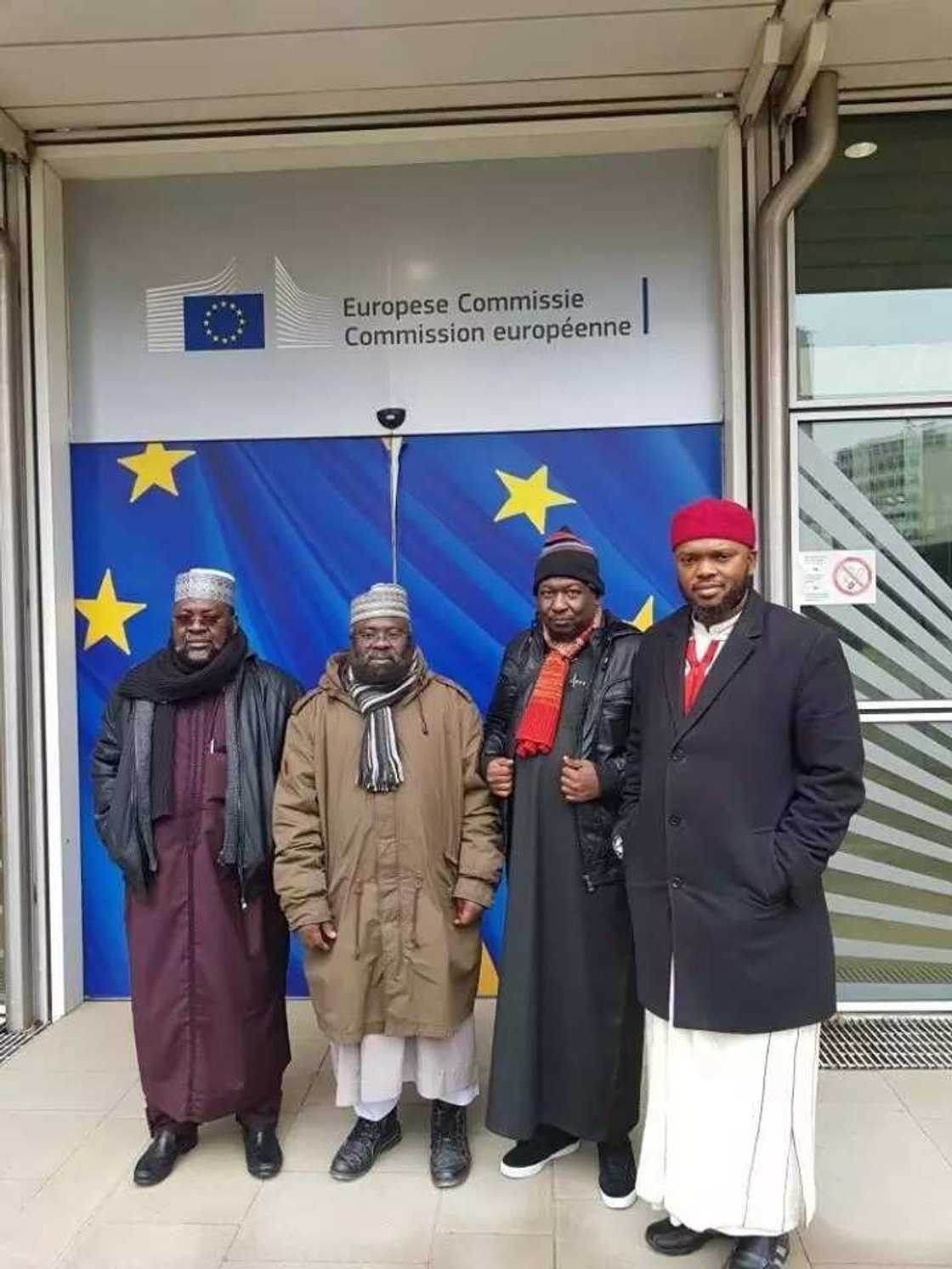 Shugaban Izala Bala Lau tare da tawagarsa sun kai ziyara cibiyar European union a Brussels (hotuna)