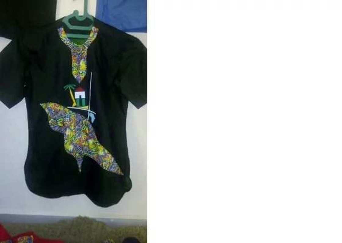 Talented Nigerian graduate makes beautiful local attires (photos, video)