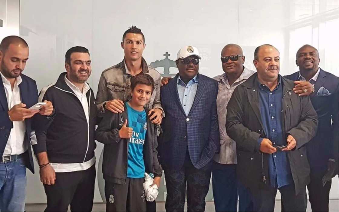 Governor Wike meets Real Madrid super stars Ronaldo, Sergio Ramos