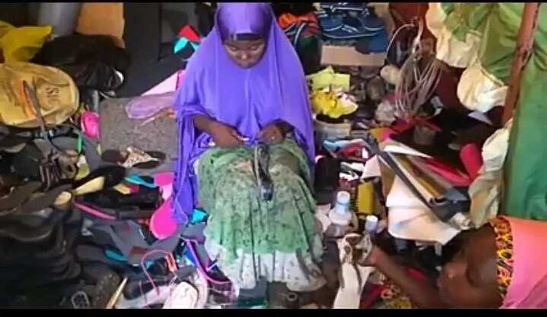 14-year-old female shoe cobbler from Jos 14-year-old female shoe cobbler from Jos