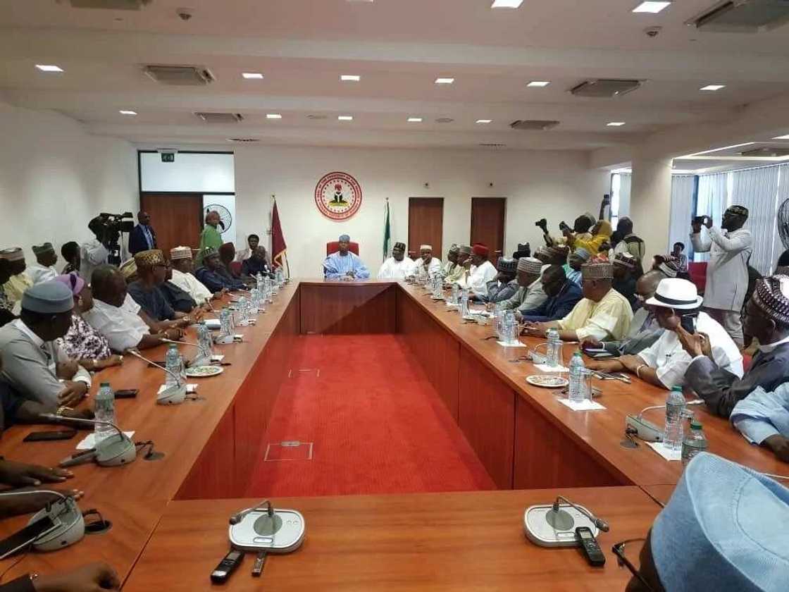 APC senators hold crucial meeting National Working Committee (photos)