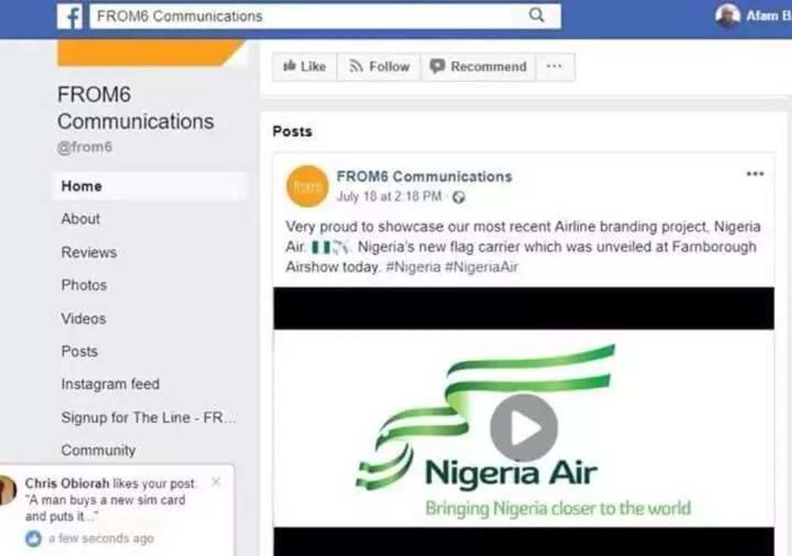 Fact check: Is it true that Nigeria Air’s logo was designed by a company in Bahrain?