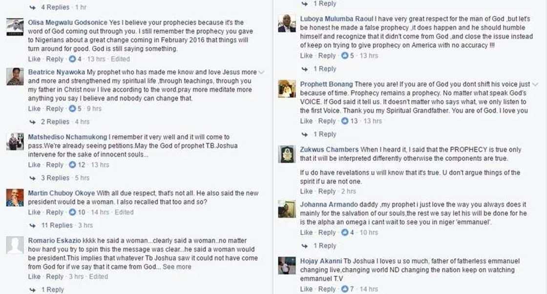 On Trump's second day in office TB Joshua speaks about his prophecy on US presidency On Trump's second day in office TB Joshua speaks about his prophecy on US presidency