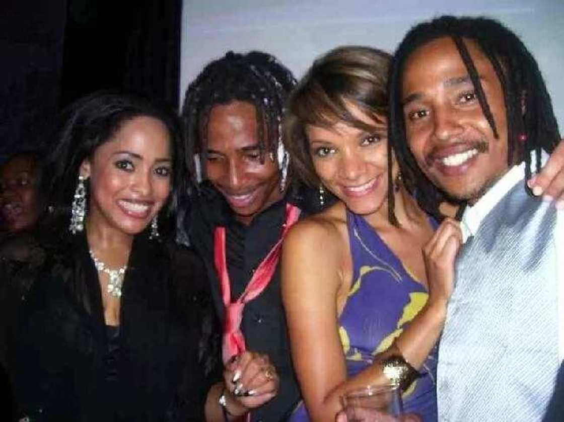 Richard Dyle with friends Richard Dyle with friends