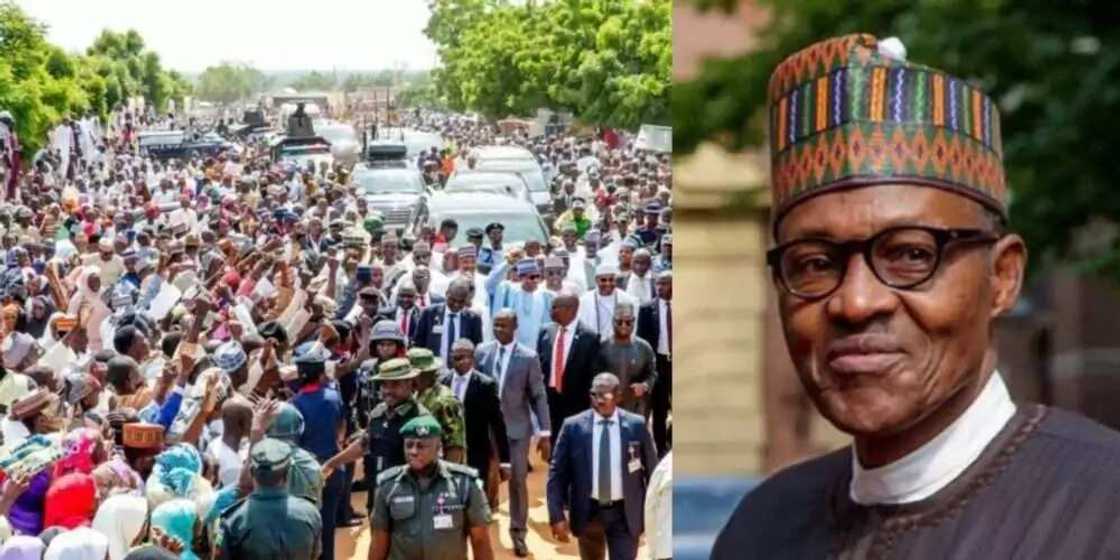 Dalilin da yasa nayi tafiyar kafa mai tsawo ranar Sallah - Buhari Dalilin da yasa nayi tafiyar kafa mai tsawo ranar Sallah - Buhari