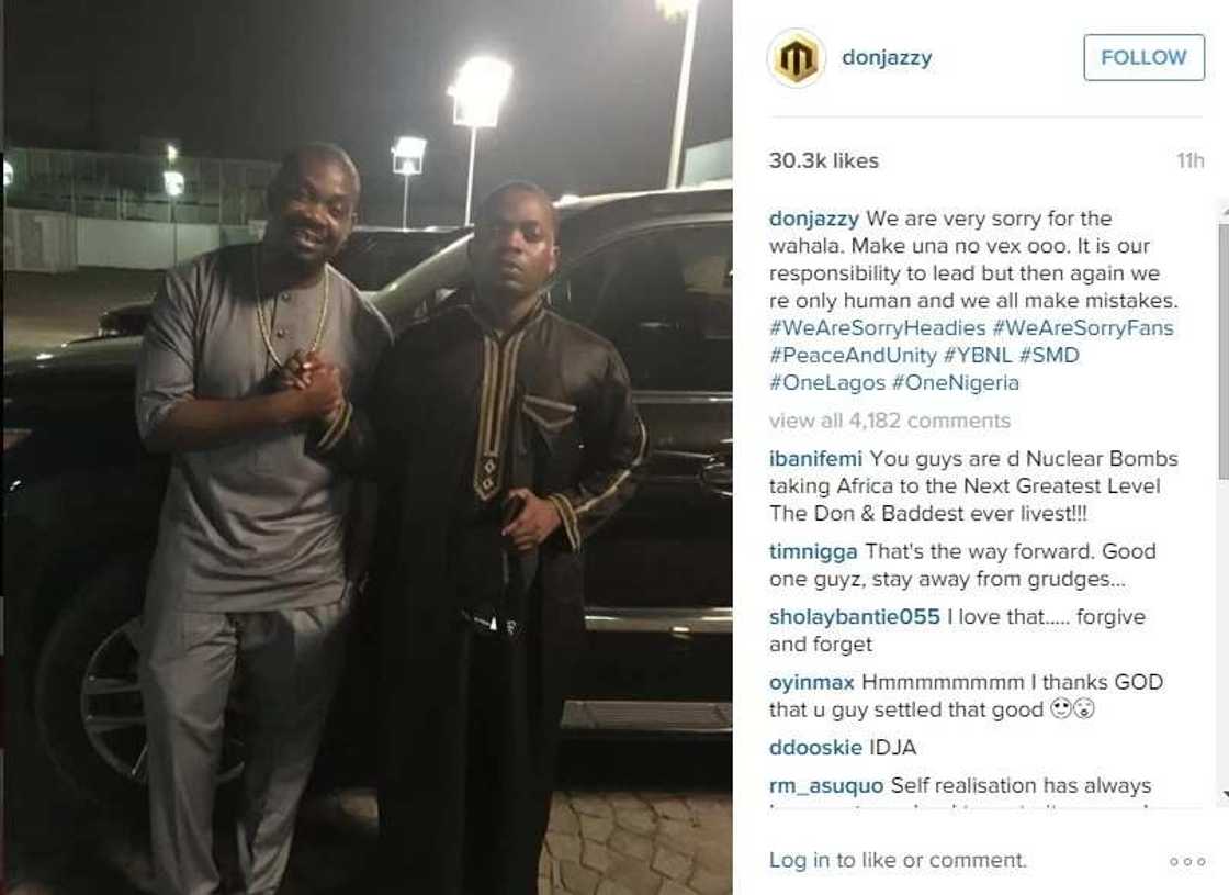 Don Jazzy, Olamide Apologise To Fans, Read What They Said