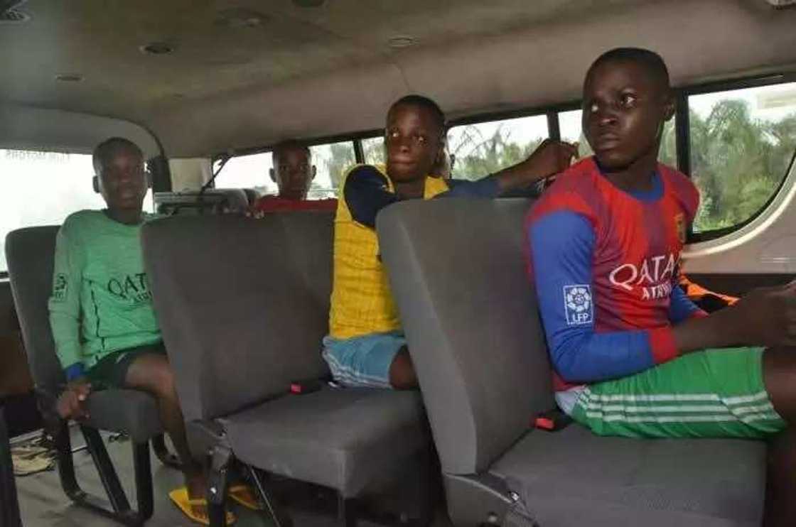 The students were released exactly two months after their abduction. Photo credit: The Punch Nigeria The students were released exactly two months after their abduction. Photo credit: The Punch Nigeria