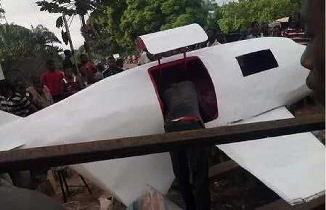 Young Boy From Enugu State Builds Aeroplane