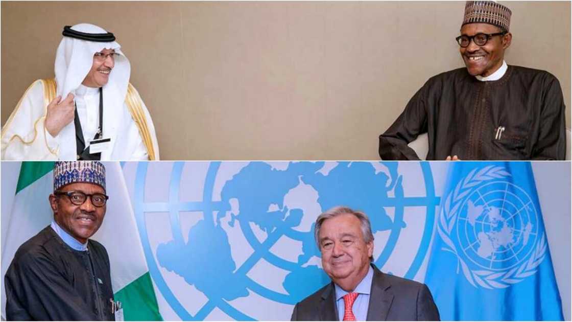 Manyan mutane 4 da suka sa labule da Buhari a taron majalisar dinkin duniya (Hotuna) Manyan mutane 4 da suka sa labule da Buhari a taron majalisar dinkin duniya (Hotuna)