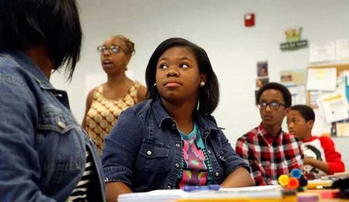 students listening students listening